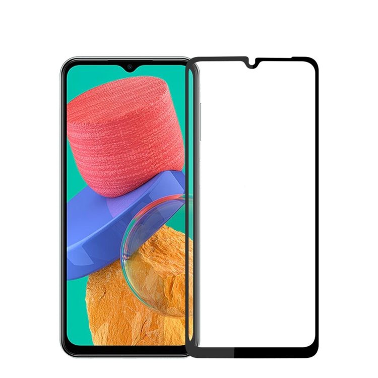 For Samsung Galaxy M33 5G PINWUYO 9H 2.5D Full Screen Tempered Glass Film(Black) - Galaxy Tempered Glass by PINWUYO | Online Shopping South Africa | PMC TechLife | Buy Now Pay Later Mobicred