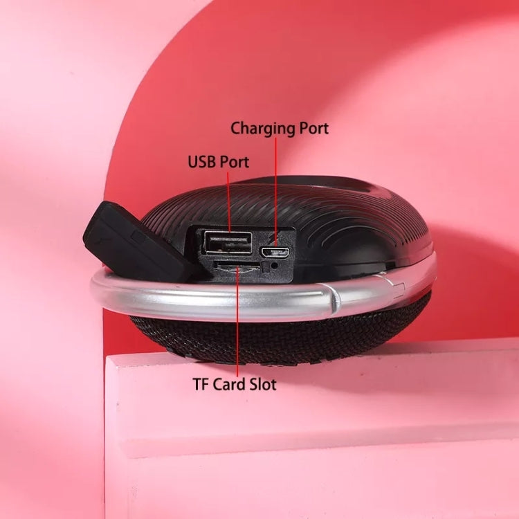 T&G TG321 TWS Portable Wireless Outdoor Mini Speaker with LED Light(Red) - free shipping - PMC TechLife - Order now!