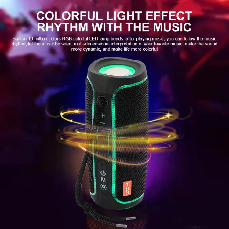 T&G TG288 TWS Portable LED Light Bluetooth Speaker(Blue) - free shipping - PMC TechLife - Order now!