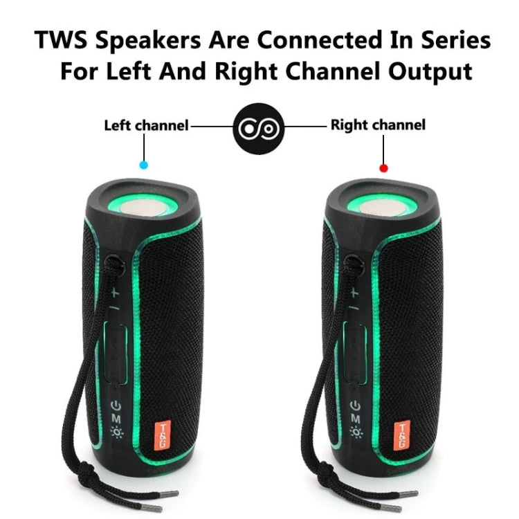 T&G TG288 TWS Portable LED Light Bluetooth Speaker(Red) - free shipping - PMC TechLife - Order now!