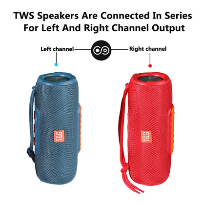 T&G TG341 TWS Portable Wireless Bluetooth HiFi Speaker(Red) - Desktop Speaker by T&G | Online Shopping South Africa | PMC Jewellery