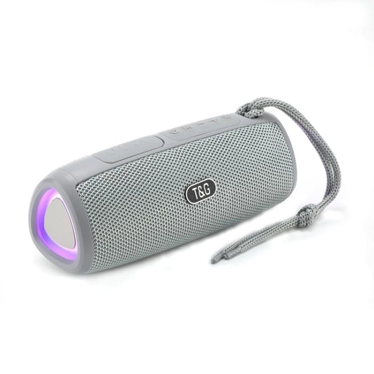 T&G TG344 Portable LED Light TWS Wireless Bluetooth Speaker(Gray) - Desktop Speaker by T&G | Online Shopping South Africa | PMC Jewellery
