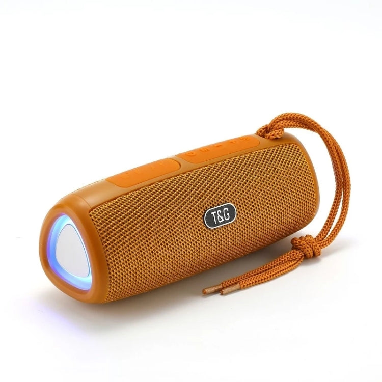 T&G TG344 Portable LED Light TWS Wireless Bluetooth Speaker(Orange) - Desktop Speaker by T&G | Online Shopping South Africa | PMC Jewellery