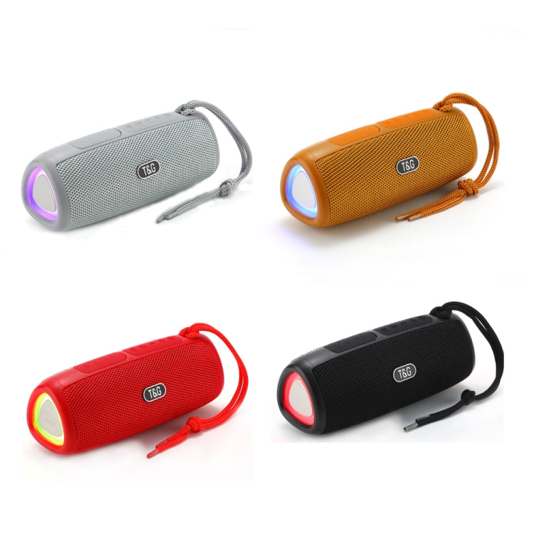 T&G TG344 Portable LED Light TWS Wireless Bluetooth Speaker(Red) - Desktop Speaker by T&G | Online Shopping South Africa | PMC TechLife | Buy Now Pay Later Mobicred