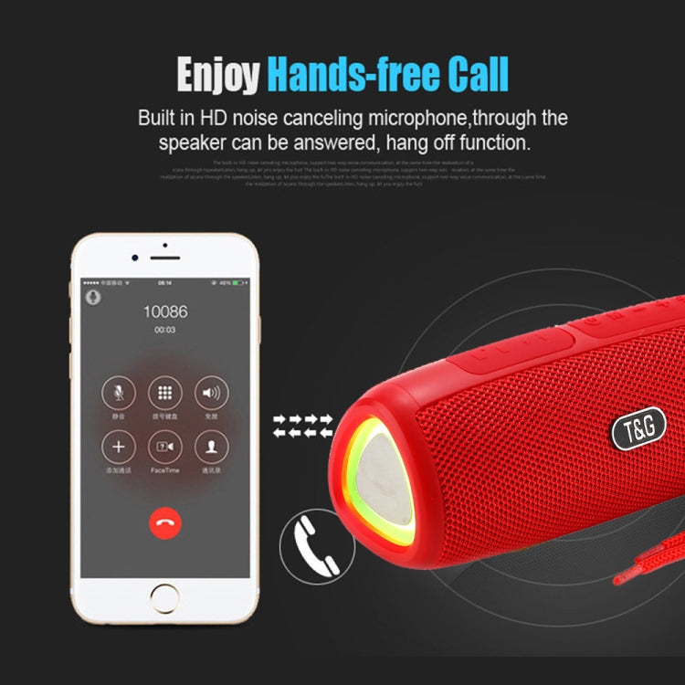 T&G TG344 Portable LED Light TWS Wireless Bluetooth Speaker(Gray) - Desktop Speaker by T&G | Online Shopping South Africa | PMC TechLife | Buy Now Pay Later Mobicred