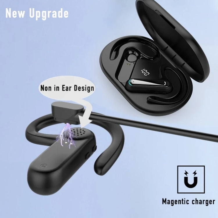 FW5 Non-in-Ear BT5.2 Wireless Sport Bone Conduction TWS Earphones Support Voice Assistant(Black) - Sport Earphone by PMC TechLife | Online Shopping South Africa | PMC TechLife