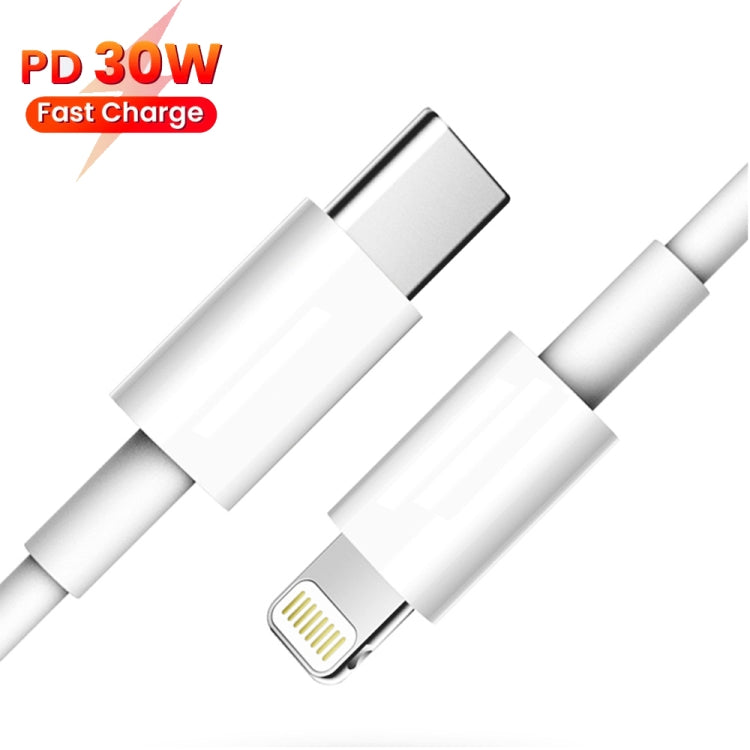 2m PD30W USB-C / Type-C to 8 Pin Fast Charging Data Cable for iPhone Series - Normal Style Cable by PMC Jewellery | Online Shopping South Africa | PMC Jewellery