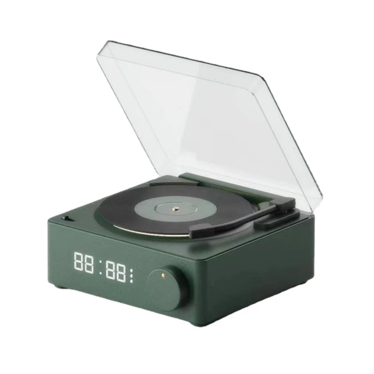 Duosi X11 Vinyl Atomic Retro Bluetooth Speaker Desktop Creative Alarm Clock(Green) - free shipping - PMC TechLife - Order now!