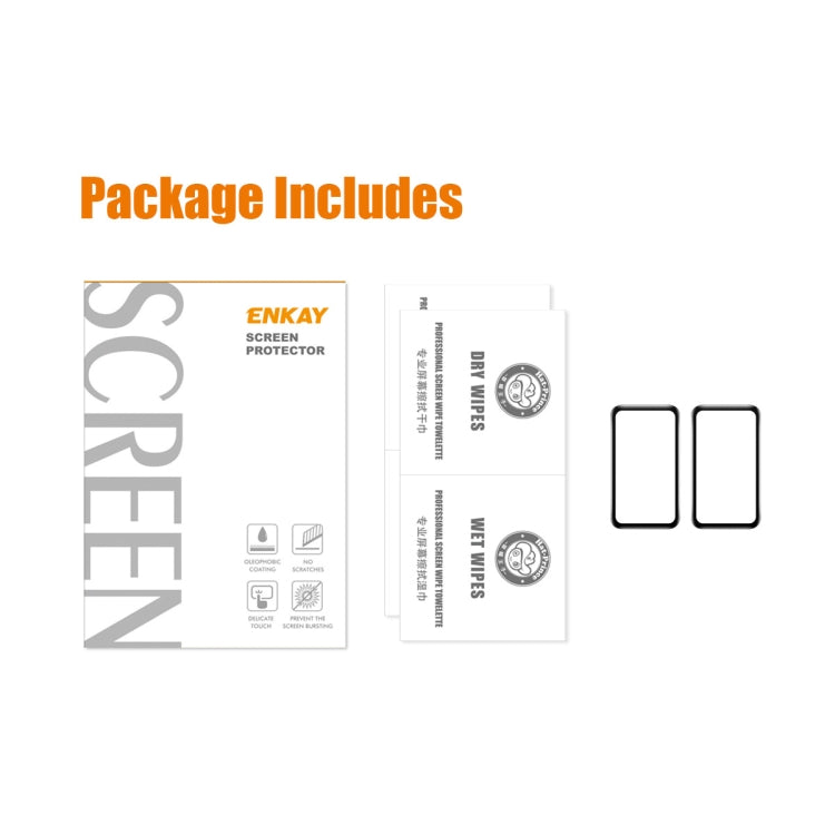 2 PCS For Huawei Band 7/6 / Honor Band 6 ENKAY 3D Full Coverage Soft PC Edge + PMMA HD Screen Watch Film - Screen Protector by ENKAY | Online Shopping South Africa | PMC TechLife | Buy Now Pay Later Mobicred