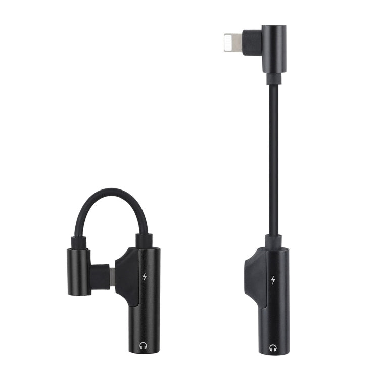 ENKAY ENK-AT109 Male 8 Pin to Dual Female 8 Pin Adapter Data Transfer Cable(Black) - Converter & Adapter by ENKAY | Online Shopping South Africa | PMC Jewellery