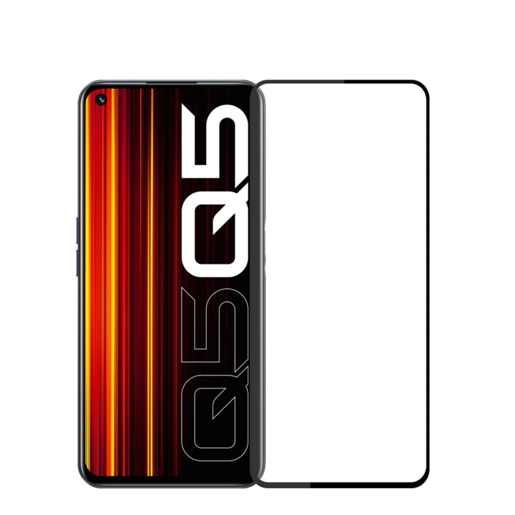 For OPPO Realme Q5 PINWUYO 9H 2.5D Full Screen Tempered Glass Film(Black) - Others by PINWUYO | Online Shopping South Africa | PMC TechLife | Buy Now Pay Later Mobicred