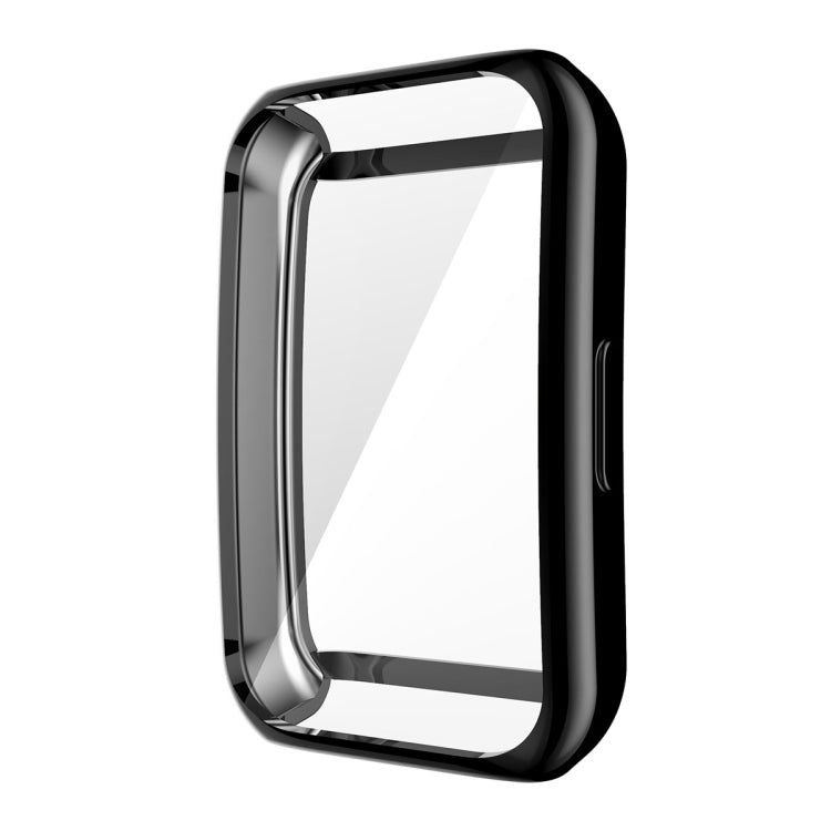 For Huawei Band 7/6 / Honor Band 6 ENKAY Hat-Prince Full Coverage Electroplated Soft TPU Case with Screen Protection(Black) - Watch Cases by ENKAY | Online Shopping South Africa | PMC TechLife | Buy Now Pay Later Mobicred