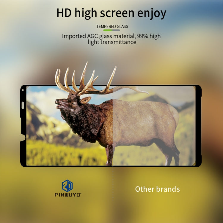 For Sony Xperia 10 IV PINWUYO 9H 2.5D Full Screen Tempered Glass Film(Black) - free shipping - PMC TechLife - Order now!