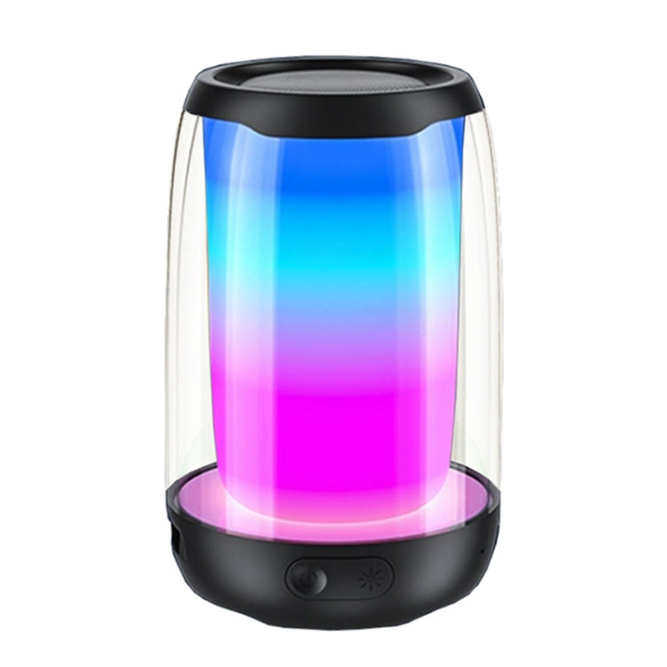 NBY8893 Pulsating Colorful Portable Stereo Bluetooth Speaker(Black) - Desktop Speaker by NBY | Online Shopping South Africa | PMC TechLife | Buy Now Pay Later Mobicred
