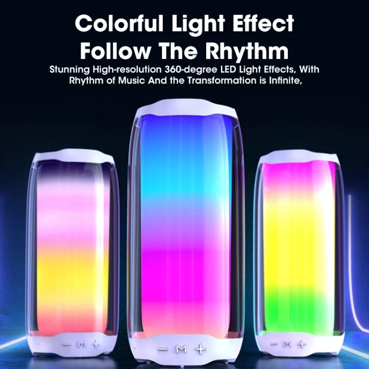 NBY 8892 LED IPX5 Waterproof Portable Wireless Bluetooth Speaker(White) - Desktop Speaker by NBY | Online Shopping South Africa | PMC TechLife | Buy Now Pay Later Mobicred