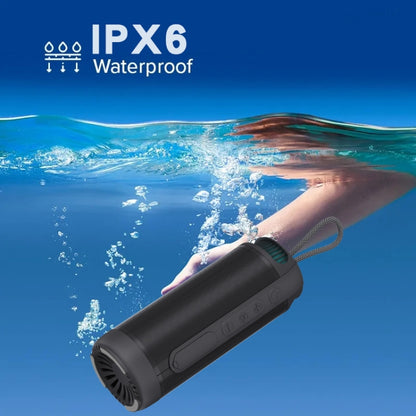 NewRixing NR9015 14W Portable IPX6 Waterproof TWS Stereo Bluetooth Speaker(Black) - Waterproof Speaker by New Rixing | Online Shopping South Africa | PMC Jewellery