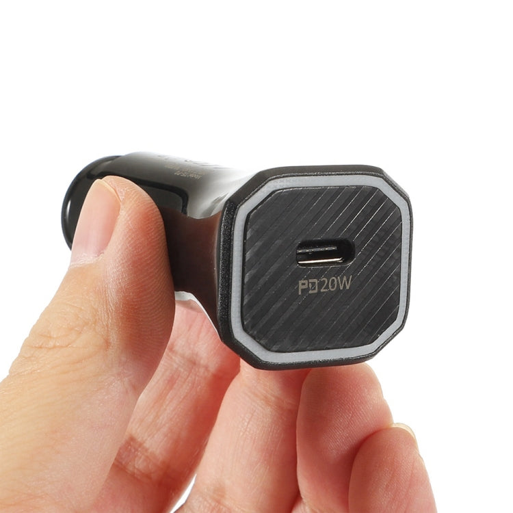 TE-P2 PD 20W Type-C Interface Car Charger(Black) - Car Charger by PMC TechLife | Online Shopping South Africa | PMC TechLife