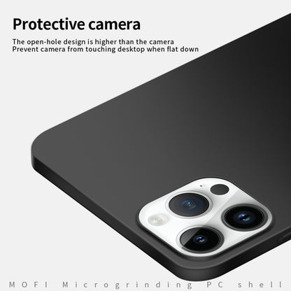 For iPhone 14 Pro MOFI Frosted PC Ultra-thin Hard Case (Black) - iPhone 14 Pro Cases by MOFI | Online Shopping South Africa | PMC Jewellery