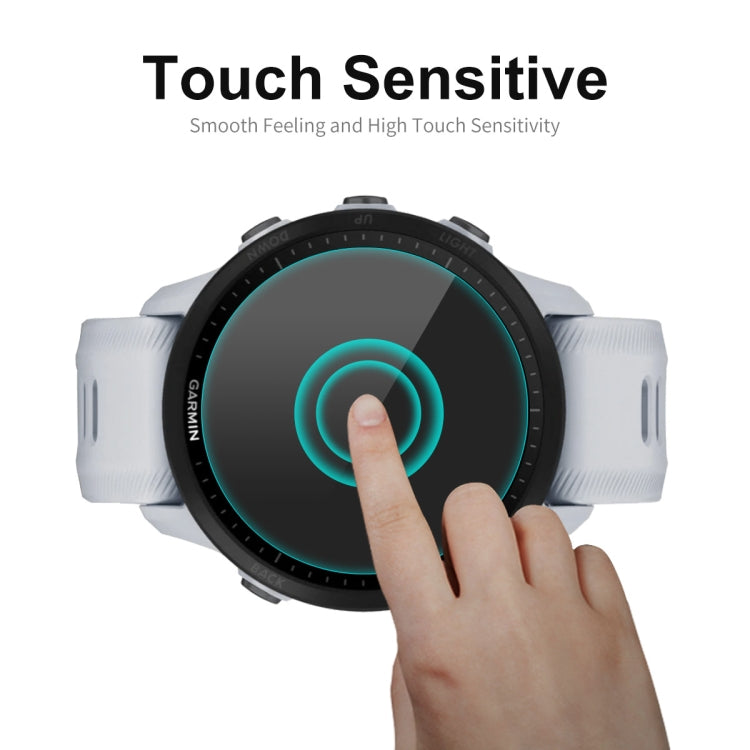 2 PCS Compatible with Garmin Compatible witherunner 955 ENKAY 0.2mm 9H Tempered Glass Screen Protector Watch Film - Screen Protector by ENKAY | Online Shopping South Africa | PMC TechLife | Buy Now Pay Later Mobicred