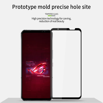 For Asus Rog Phone 6 / Rog Phone 6 Pro PINWUYO 9H 2.5D Full Screen Tempered Glass Film(Black) - ASUS Tempered Glass by PINWUYO | Online Shopping South Africa | PMC Jewellery