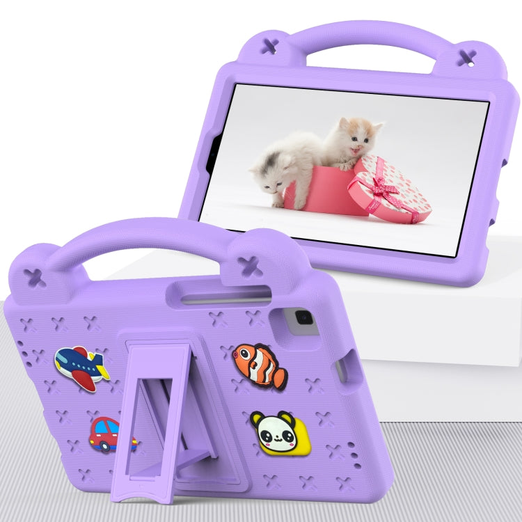 For Samsung Galaxy Tab A7 Lite 8.7 2021 T220/T225 Handle Kickstand Children EVA Shockproof Tablet Case(Lighte Purple) - free shipping - PMC TechLife - Order now!