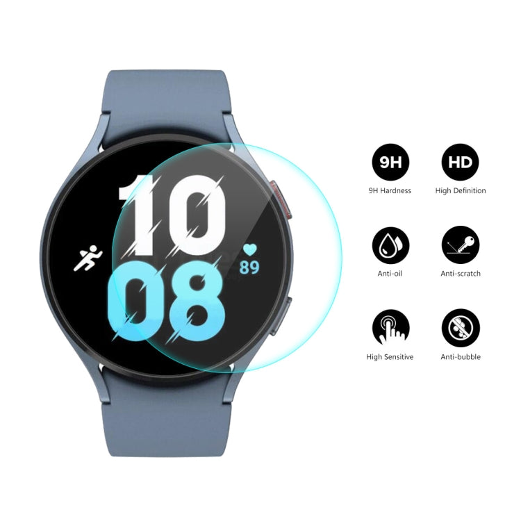 10 PCS For Samsung Galaxy Watch5 44mm ENKAY 0.2mm 9H Tempered Glass Screen Protector Watch Film - Screen Protector by ENKAY | Online Shopping South Africa | PMC TechLife | Buy Now Pay Later Mobicred