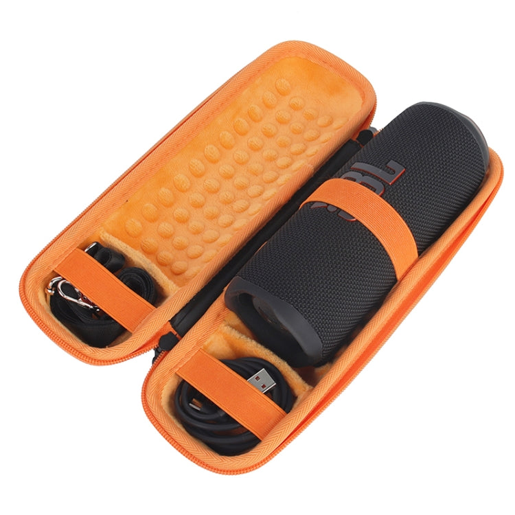 For JBL Flip 6 Portable Storage Box Case(Black Orange) - Protective Case by PMC TechLife | Online Shopping South Africa | PMC TechLife