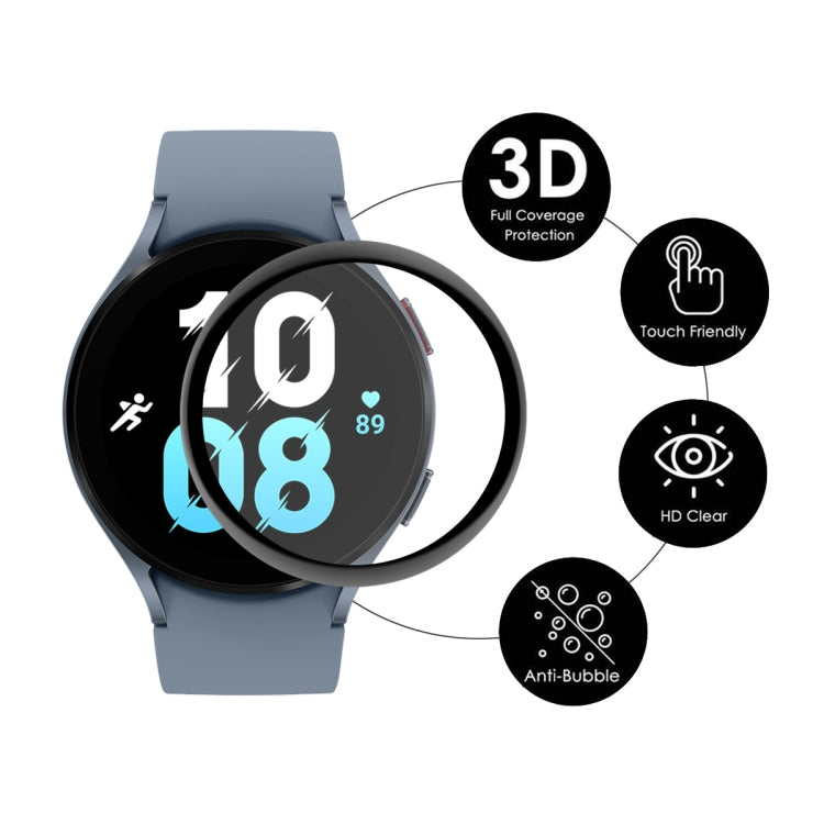 5 PCS For Samsung Galaxy Watch5 44mm ENKAY 3D Full Coverage PC + PMMA HD Screen Protector Film - Screen Protector by ENKAY | Online Shopping South Africa | PMC TechLife | Buy Now Pay Later Mobicred