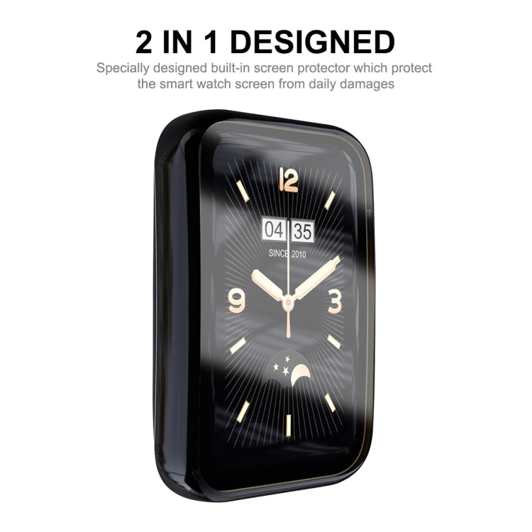 For Xiaomi Mi Band 7 Pro ENKAY Hat-Prince Full Coverage Electroplated TPU Screen Protection Case(Black) - free shipping - PMC TechLife - Order now!