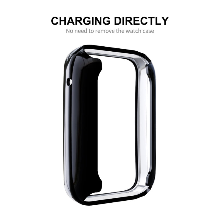 For Xiaomi Mi Band 7 Pro ENKAY Hat-Prince Full Coverage Electroplated TPU Screen Protection Case(Silver) - free shipping - PMC TechLife - Order now!