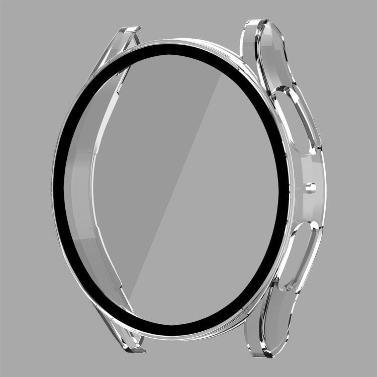 For Samsung Galaxy Watch5 44mm ENKAY Hat-Prince Full Coverage PC Frame + 9H Tempered Glass Case(Transparent) - free shipping - PMC TechLife - Order now!
