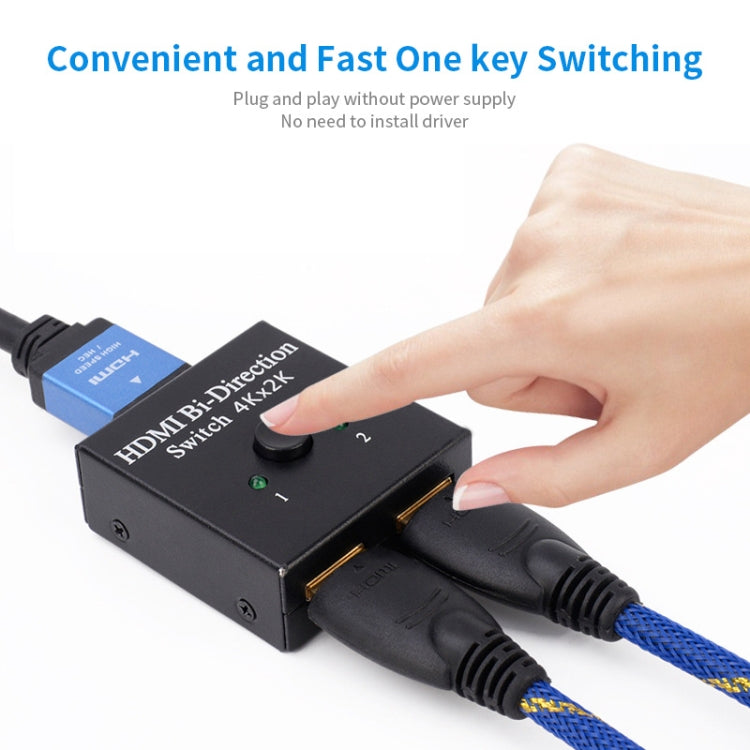 JSM 2 to 1 / 1 to 2 HDMI 1080P Two-Way Smart Switch Spliter - Switch by JUNSUNMAY | Online Shopping South Africa | PMC Jewellery