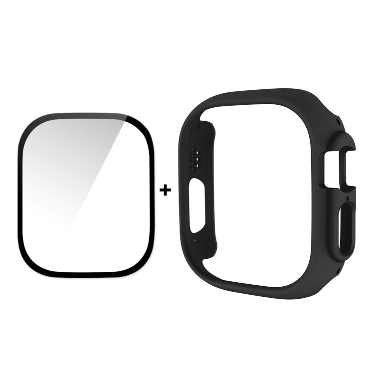 For Apple Watch Ultra / Ultra 2 49mm ENKAY 2 in 1 PC Case + Full Coverage 9H Tempered Glass Film(Black) - free shipping - PMC TechLife - Order now!