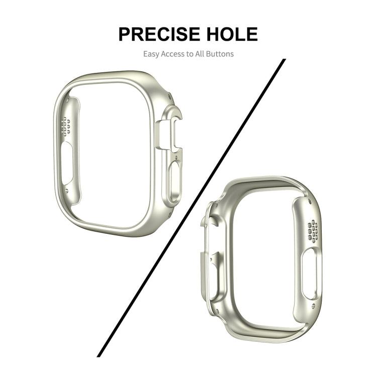 For Apple Watch Ultra / Ultra 2 49mm ENKAY 2 in 1 PC Case + Full Coverage 9H Tempered Glass Film(Pink) - free shipping - PMC TechLife - Order now!