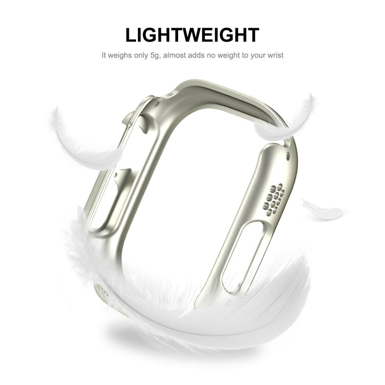 For Apple Watch Ultra / Ultra 2 49mm ENKAY 2 in 1 PC Case + Full Coverage 9H Tempered Glass Film(Dark Blue) - free shipping - PMC TechLife - Order now!