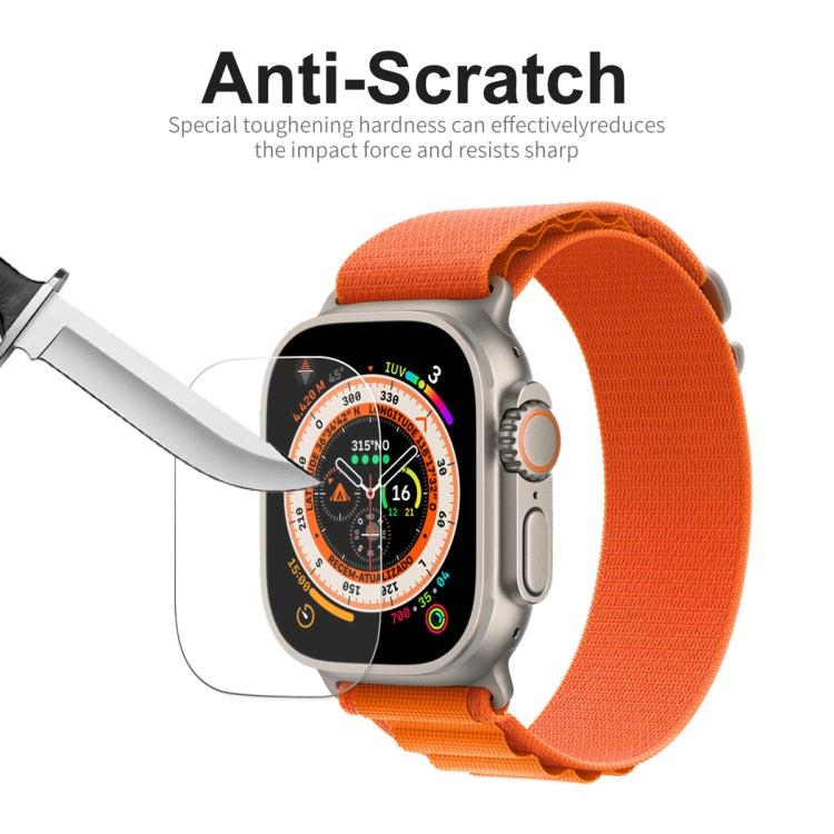 For Apple Watch Ultra / Ultra 2 / Ultra 3 49mm ENKAY 0.2mm 9H Tempered Glass Watch Film - Screen Protector by ENKAY | Online Shopping South Africa | PMC TechLife | Buy Now Pay Later Mobicred