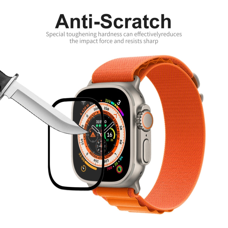 For Apple Watch Ultra / Ultra 2 / Ultra 3 49mm 2pcs ENKAY 9H Full Cover Tempered Glass Watch Film - Others by ENKAY | Online Shopping South Africa | PMC TechLife | Buy Now Pay Later Mobicred