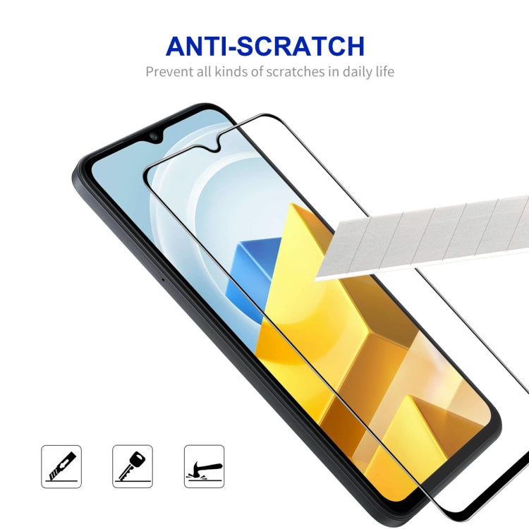 For Xiaomi Poco M5 10pcs ENKAY Full Glue 0.26mm 9H 2.5D Tempered Glass Full Film - free shipping - PMC TechLife - Order now!