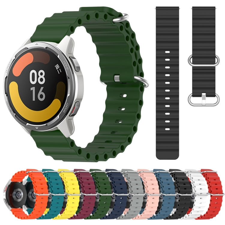 For Xiaomi MI Watch Color 2 22mm Ocean Style Silicone Solid Color Watch Band(Grey) - free shipping - PMC TechLife - Order now!