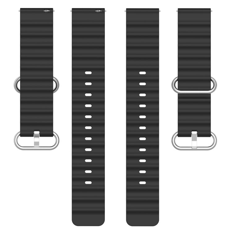 For Xiaomi MI Watch Color 2 22mm Ocean Style Silicone Solid Color Watch Band(Grey) - free shipping - PMC TechLife - Order now!