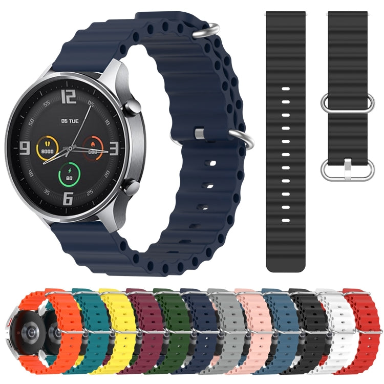 For Xiaomi MI Watch Color 22mm Ocean Style Silicone Solid Color Watch Band(Rock Gray) - free shipping - PMC TechLife - Order now!