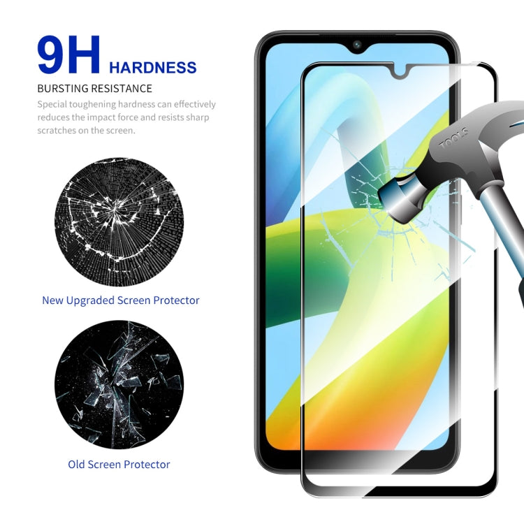For Xiaomi Redmi A1 / A1+ / A2 / A2+ 10pcs ENKAY Full Glue 0.26mm 9H 2.5D Tempered Glass Full Film - free shipping - PMC TechLife - Order now!