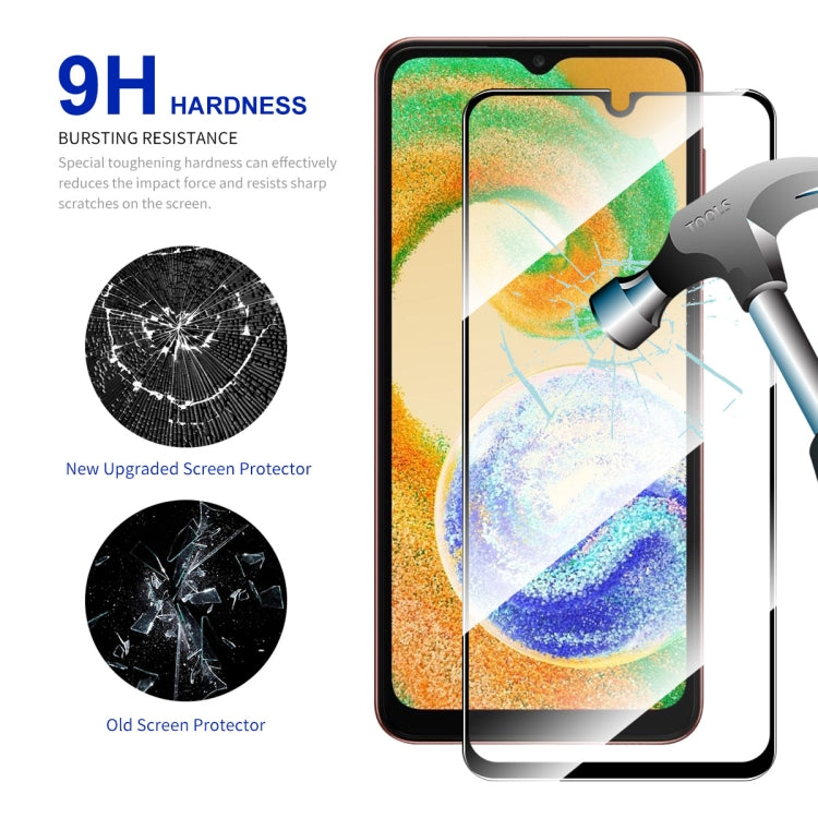 For Samsung Galaxy A04 / A04s 10pcs ENKAY Full Glue 0.26mm 9H 2.5D Tempered Glass Full Film - Galaxy Tempered Glass by ENKAY | Online Shopping South Africa | PMC TechLife | Buy Now Pay Later Mobicred