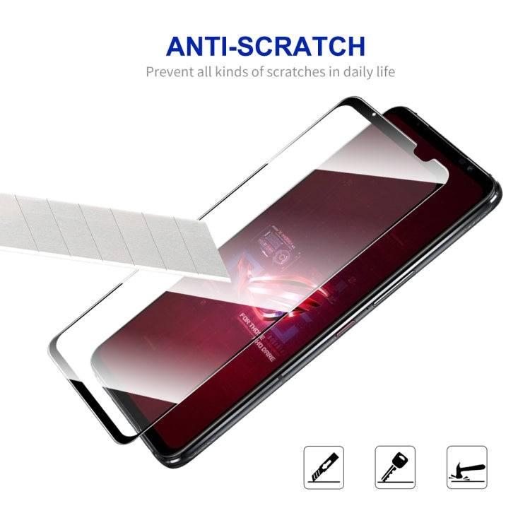 For Asus Rog Phone 6 / 6D / 6 Pro 2pcs ENKAY Full Glue 0.26mm 9H 2.5D Tempered Glass Full Film - ASUS Tempered Glass by ENKAY | Online Shopping South Africa | PMC TechLife | Buy Now Pay Later Mobicred
