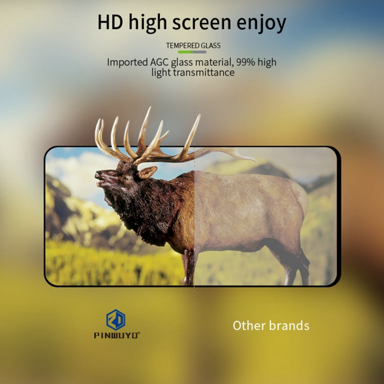 For Huawei Nova Y90 PINWUYO 9H 2.5D Full Screen Tempered Glass Film(Black) - Huawei Tempered Glass by PINWUYO | Online Shopping South Africa | PMC TechLife | Buy Now Pay Later Mobicred