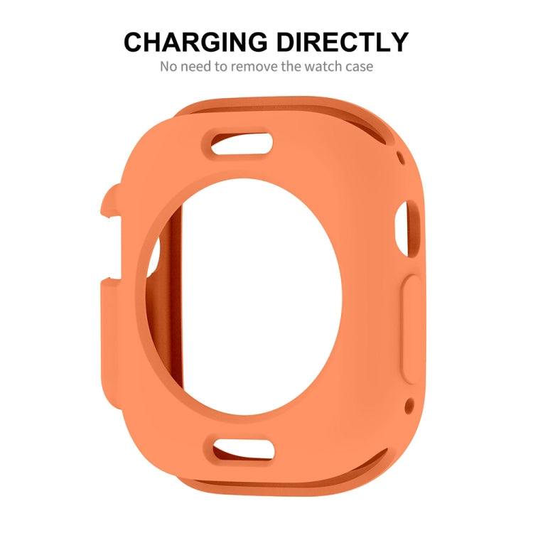 For Apple Watch Ultra 49mm ENKAY Solid Color Protective Soft TPU Frame Case(Purple) - free shipping - PMC TechLife - Order now!