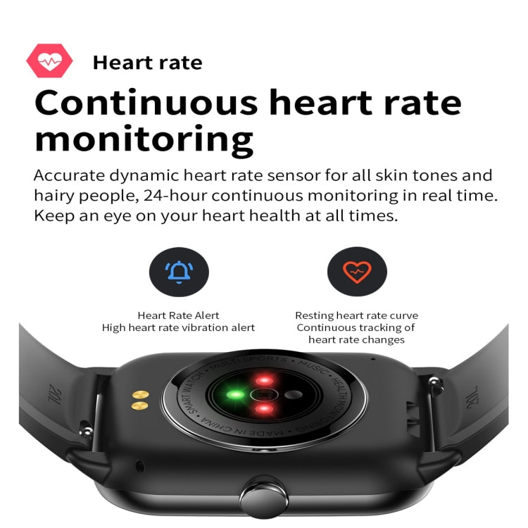 Heart rate monitor outlet watch with vibration alert