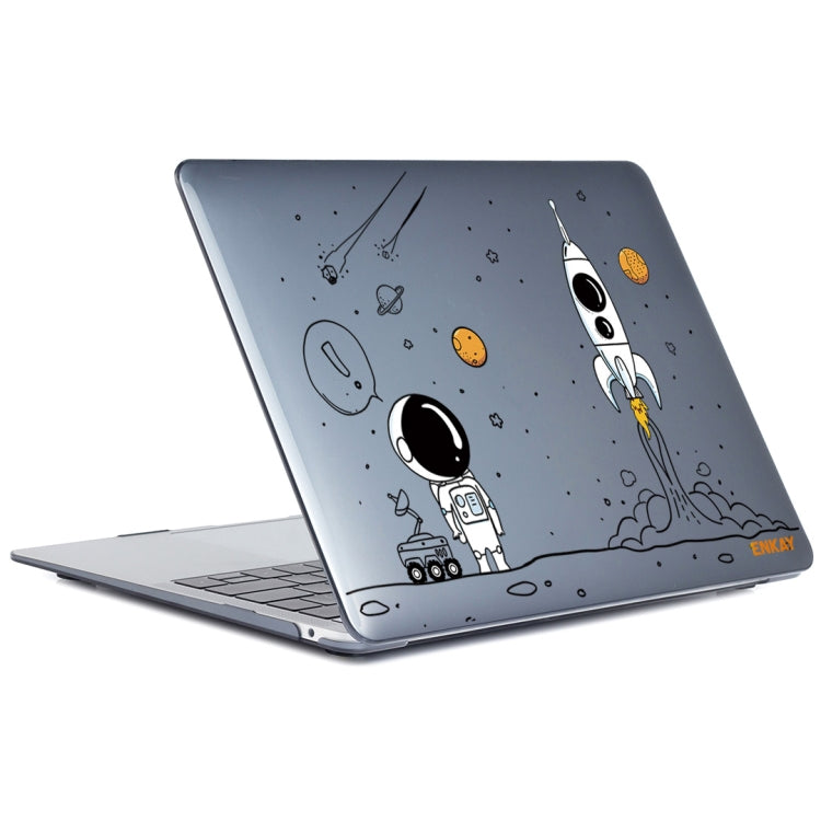 For MacBook Pro 13.3 A1706/A1989/A2159 ENKAY Hat-Prince 3 in 1 Spaceman Pattern Laotop Protective Crystal Case with TPU Keyboard Film / Anti-dust Plugs, Version:US(Spaceman No.1) - MacBook Pro Cases by ENKAY | Online Shopping South Africa | PMC Jewellery