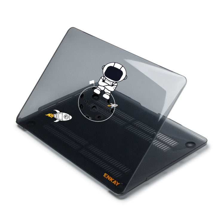 For MacBook Pro 13.3 A1706/A1989/A2159 ENKAY Hat-Prince 3 in 1 Spaceman Pattern Laotop Protective Crystal Case with TPU Keyboard Film / Anti-dust Plugs, Version:US(Spaceman No.4) - free shipping - PMC TechLife - Order now!