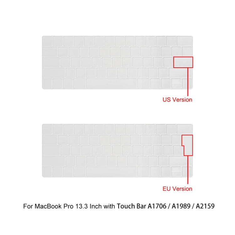 For MacBook Pro 13.3 A1706/A1989/A2159 ENKAY Hat-Prince 3 in 1 Spaceman Pattern Laotop Protective Crystal Case with TPU Keyboard Film / Anti-dust Plugs, Version:US(Spaceman No.2) - MacBook Pro Cases by ENKAY | Online Shopping South Africa | PMC TechLife